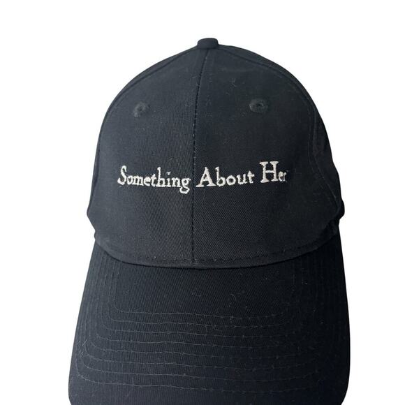 Port & Company "Something About Her" Baseball Cap Black Adjustable OS - Picture 2 of 7